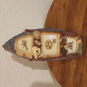 Wilderness Bound Hand Painted Duck Hunting Boat Picture Frame Collage New!